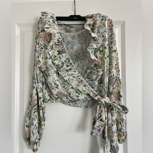 ASOS floral crop top